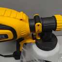 Paint Sprayer, 700W HVLP Spray Gun with Cleaning & Blowing Joints, 4 Nozzles and 3 Patterns, Easy to Clean, for Furniture, Cabinets, Fence, Walls, Door, Garden Chairs etc. VF803 (Yellow)