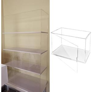 Acrylic Display Case Stackable Collectible Stand (8x8x8in)