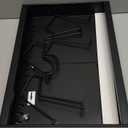 Ciieeo Pot Lid Organizer for Cabinet Door Pot Organizers inside Cabinet Sliding Rail Pan Rack Kitchen Countertop Storage