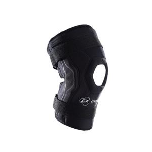 DonJoy Performance Bionic Hinged Knee Brace - Bilateral Ligament Protection for Hyperextension, Sprains, Meniscus Injury - Black, Medium