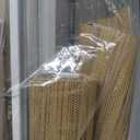 Lazblinds Adjustable Vertical Blinds - Woven Texture Paper Panel Blinds for Patio Doors & Room Dividers, Extendable Track (45 3/4" - 82 5/8" W), Trimmable to 96" H, SleekLoom Khaki
