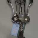 Beneno Wine Opener, Zinc Alloy Premium Wing Corkscrew with Multifunctional Bottles Opener, Sharp Wine Corkscrew with Ergonomic Non-Slip Wing Handle, Silver