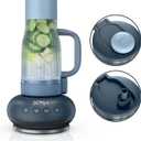 Ninja Blendboss | Personal Blender for Smoothies & Frozen Drinks | 26oz Travel Tumbler with LeakProof Lid, Chug Spout & Detachable Straw | Auto-iQ Technology | Cyberspace | DB351CY