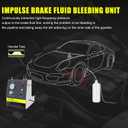 JIFETOR Brake Bleeder Machine Set Electric Pulse Brake Fluid Bleeding Tool