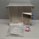 10 Gallon 40L Fuel Cell Polished with Cap/Level Sender/12FT Oil Feed Line Silver