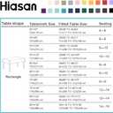 Hiasan Table Cloth Rectangle - Waterproof and Washable Fabric Tablecloth for Dining Room Kitchen and Outdoor Use, Royal Blue, 54 x 80 Inch