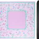 TIASUSAN Purple and Green Mahjong Mat (31.5 x 31.5) with Black Carrying Bag, Anti-Slip, Noise-Reducing Table Cover for Mahjong, Poker, Board Games, Dominoes, and Card Games