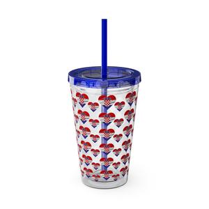 LUUM GLO&GO LED 18oz Tumbler Heart