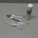 Dog Nail Grinder and Clippers Quiet with 10h Working Time Professional Pet Nail Trimmer Stepless Speed Regulation Pet Nail Grinder Electric Nail File for Large Medium Small Dogs and Cats (White)