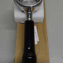 54mm Coffee Portafilter, Stainless Steel Coffee Portafilter 2 Ears Detachable Filter Holder Portafilter Fits for Nuova Coffee Machine, Extracts Two Cups of Coffee (Black)