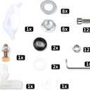 Complete Aluminum Battery Box Relocation Kit Universal Billet Race Off Road Kit(Cable not included)