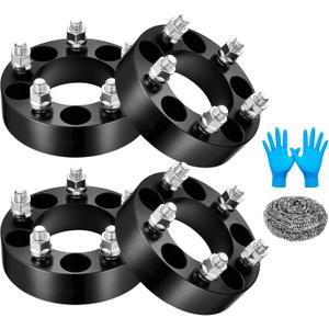 BDFHYK 5x114.3mm Wheel Spacers 1.5 inch Compatible with Ford Jeep Compatible with Lincoln Mercury, Forged 5 Lug Wheel Adapters 1/2 x 20 & 82.5 mm Hub Bore,Set of 4, Not Hubcentric