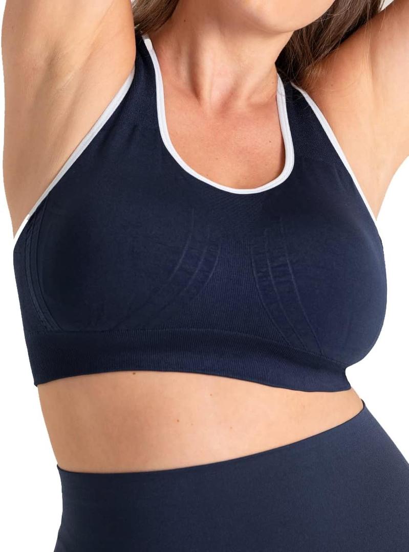 SHAPERMINT Sports Bras for Women - Workout Bras for Women, Plus Size Sports Bra, Workout Tops for Women High Support, 4XL