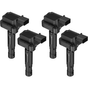 BDFHYK Ignition Coil Packs Compatible with Mercedes-Benz C250 SLK250 1.8L 2.0L l4 2012 2013 2014 2015 Coil for UF658 GN10552 IC761 E1158 C931 Set of 4