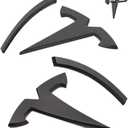 Emblem Cover Compatible with Model Y 2024 2023 2022 2021 2020 Accessories 3 PCS