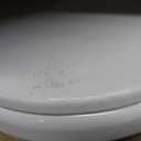 Elongated Toilet Seat for TOTO SS113/SS114/SS154/SS224/SS204/SS214/SS237/SS247, Soft Close Toilet Seat, Traditional Heavy Duty Toilet Seat Replacement Parts with Toilet Bolts and Nuts (Cotton White)