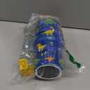 Alphabet Tumbler 20oz with Handle and Silicone Straw Lid for Kid, Insulated Stainless Steel Cup with Monster Design, Gift for Kids Girls Boys, Gifts Idea for Birthday Christmas Back to School