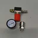Air Compressor Pressure Regulator 1/4 "Pneumatic Expansion Valve, Pressure Control Valve With 180psi 12bar Connection (Three-way valve)