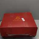 L LOVSOUL Goose Feather Down Pillow Standard Size of 2,Ultra Soft 100% Organic Cotton Fabric, 700TC,800 Fill Power, Luxury Hotel Collection Bed Gusseted Pillows for Back, Stomach or Side Sleepers