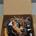 Safari Animals Figures Toys, Realistic Wild Zoo Animal Figurines, Plastic African Jungle Animals Playset for Kids Toddlers, 21Pcs Safari Toys Birthday Gifts for Boys Girls