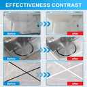 8Oz White Waterproof Caulk & Seal Silicone Sealant, Wadities Tile Grout Repair Kit with Grout Remove Scraper, Shrink & Crack Proof for Bathroom, Shower, Kitchen, Floor (4Oz, Pack of 2)