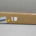 LazBlinds No Drill Cordless Roman Shades for Windows, 33" W x 48"H, Natural
