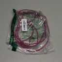 Dog Tie Out Cable 10/15/20/25/30 FT Runner for Yard Steel Wire Cable with Durable Superior Clips Pink Chains for Outside Dog Lead for Large Up to 165 Lbs