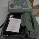 Vabaso Cordless Electric Lunch Box for Adults, Portable Battery Powered Heated Lunch Box with APP, 1.2L Automatic Scheduled Heating Lunchbox for Office Work Car Travel Outdoor (Black)