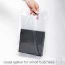 2 x Choice Marts 100 Clear Plastic Bags With Handles 9"x12" Perfect for Merchandise And Retail 1.5Mil Thick Clear Gift Bags With Handles