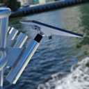 LocMarine Marine-Grade Rod Holder Mount for Use with Starlink Mini Antenna Flat Dish Base for Boats, Yachts, Sailboats, Trawlers & RVs (SLM-Rod-MNT)