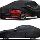 Car Cover Custom Fit for Mazda Miata MX-5 1989-2025,6 Layers Truck Cover Waterproof All Weather for Automobiles,Outdoor Full Exterior Cover,Rain, Sun, Wind Protection,Black