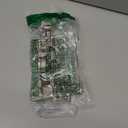 Probrico Soft Opening Kitchen Cabinet Hinges 2 Pairs (4 Pieces), Brushed Satin Nickel Face Frame Mounting Concealed Hinges for Kitchen Cupboard Hardware, with Mounting Screws