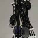 OZS 6 Pack Total 48 LED Solar Garden Lights Fairy Outdoor - Solar Firefly Lights Outdoor, Sway by Wind, Waterproof for Garden Patio Pathway Fairy Decoration (Warm White)