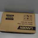 LANDEN 4mm Thick Clear Glass Aquarium Lid, Includes 4 Clips for Secure Placement, 342 x 168mm(13.46x6.61 inches for 350-354mm Inner Length Aquariums, Adapted to LANDEN NA362226