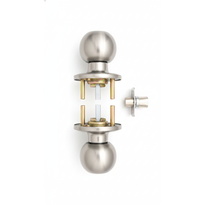 Copper Creek BK2030SS Privacy Ball Knob, 1 Pack, Silver