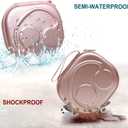 LTGEM Case Compatible with Tune 510BT 520BT 500BT 570BT 660NC 710BT 720BT 770NC & Live 460NC 660NC 670NC 770NC 760NC Headphones, Rose Gold