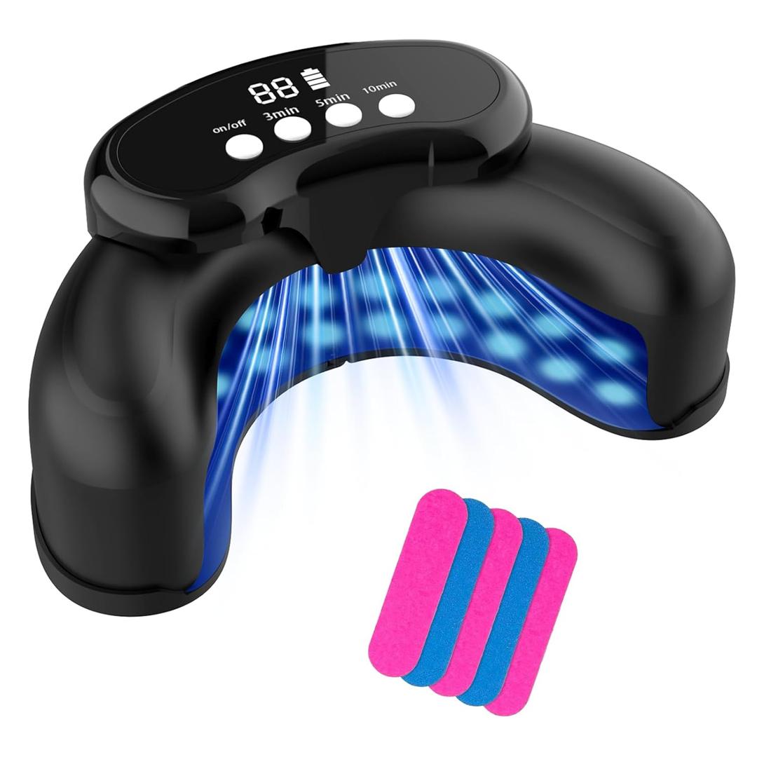 Nail Fungus Laser Treatment LED Light Device-Nail Fungus Light Device,Effective Rechargeable Nail Fungus Remover for Home Use