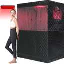 Smartmak 1–2 Person Portable Steam Sauna Tent with 660nm Red Light