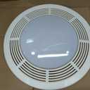 15 Inch Exhaust Fan Cover with Lens and Springs Replacement Fan Grille Assembly Compatible with Nutone 8663rp, 8664rp, 750, 751, and N750 Wall Ventilation Fan/Light Combos, About 15 Inches in Diameter