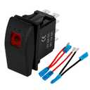 308-1062 Rocker Switch 5 Pin ON-Off-ON, Remote Start Switch Compatible with Onan for Cummins Generator, Lighted with Indicator Light, with 5-Pin Line (Non-instantaneous)