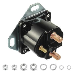 SW1951C 12V Starter Solenoid Relay for F150 F250 F350 F450 F550 E150 E250 E350 Escort Bronco Mustang Ranger Motrocraft SW-1951-C SS4 Starter Solenoid Replace SW1951A SW1951B