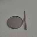 Paper Towel Holder Countertop, Standing Paper Roll Holder with Anti Slip Weighted Base, Stainless Steel Freestanding Paper Towel Holder for Kitchen, Silver