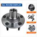 MACEL 518515 Front Wheel Bearing Hub Assembly Compatible with 2001-2012 Ford Escape, 2001-2011 Mazda Tribute, 2005-2011 Mercury Mariner 5 Lugs