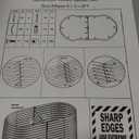 galvanized raised garden bed 6x3x3 ft