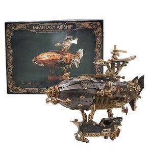 MFantasy Airship: Grey - 3D Wooden Assembly Puzzle