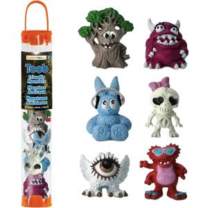 Safari Ltd. Friendly Monsters TOOB - 6 Miniature Monster Figurines - Imaginative Toy Set for Boys, Girls, and Kids Ages 3+