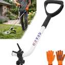 SFAED Weed Eater Handle, Ergonomic Trimmer Grip, Easy Install String Trimmer Handle Extension, Stable Support Back-Saving Weedeater Handle Grip for Lawn Care and Landscaping, 15.85"