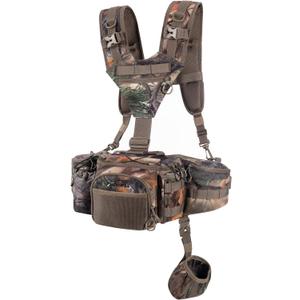 BLISSWILL Hunting Fanny Waist Pack with Harness PouchShoulder-Supported Waist Pack Hunting Backpack for Bow RifleNew Leaf Camo