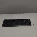 Logitech K270 Wireless Keyboard for Windows, 2.4 GHz Wireless, Full-Size, Number Pad, 8 Multimedia Keys, 2-Year Battery Life, Compatible with PC, Laptop, Black