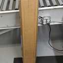 6.5ft Boho Beach Umbrella with Fringe, UPF 50+ Tassel Umbrellas with Carry Bag, Premium Wood Pole Foldable Patio Umbrella for Outdoor Holiday Garden Lawn Pool Yard Table (Pink Stripe)